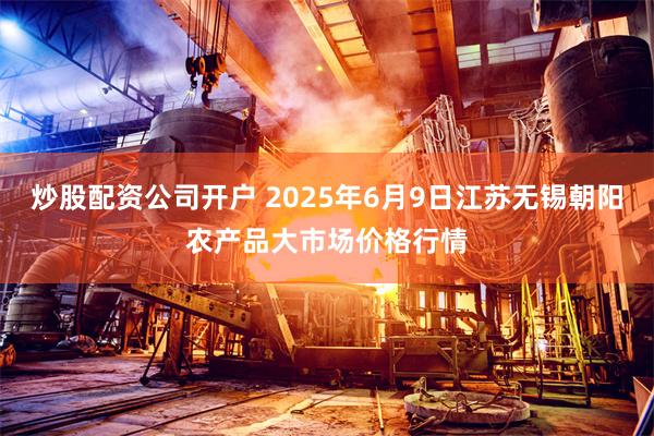炒股配资公司开户 2025年6月9日江苏无锡朝阳农产品大市场价格行情