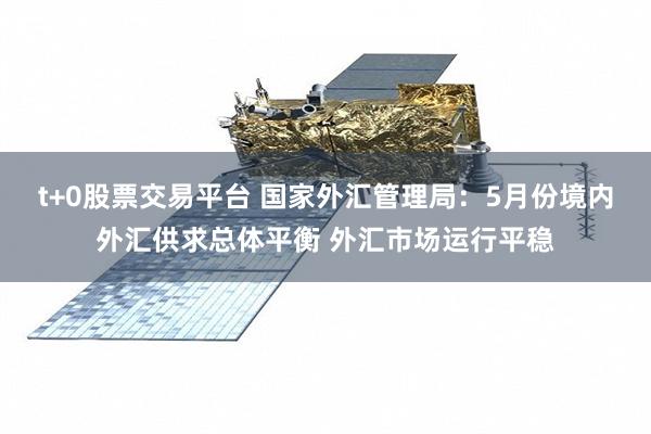 t+0股票交易平台 国家外汇管理局：5月份境内外汇供求总体平衡 外汇市场运行平稳